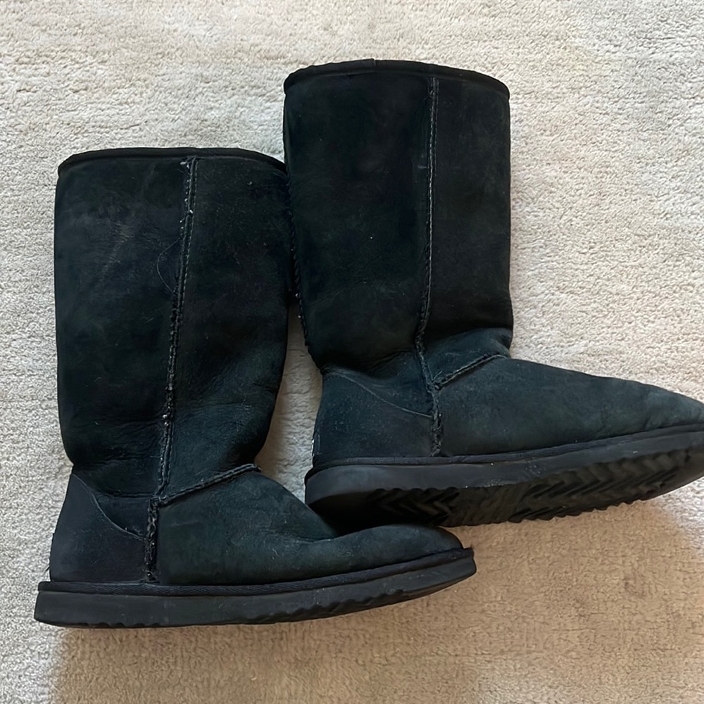Classic tall black UGG boots